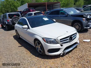 2015 Mercedes-Benz C-Class C 300 with VIN 55SWF4JB2FU089272, listed as a IAAI auction lot 42025646 with 164,358 mi miles. Bid and sale history available at carsss.com. Image 1.