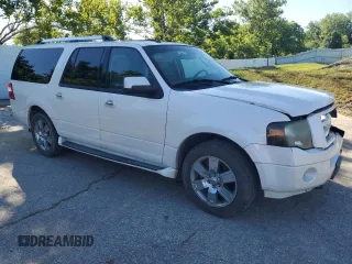 2009 Ford Expedition EL Limited with VIN 1FMFK20559LA03317, listed as a Copart auction lot 60228264 with 169,918 mi miles and Salvage Title. Bid and sale history available at carsss.com. Image 4.