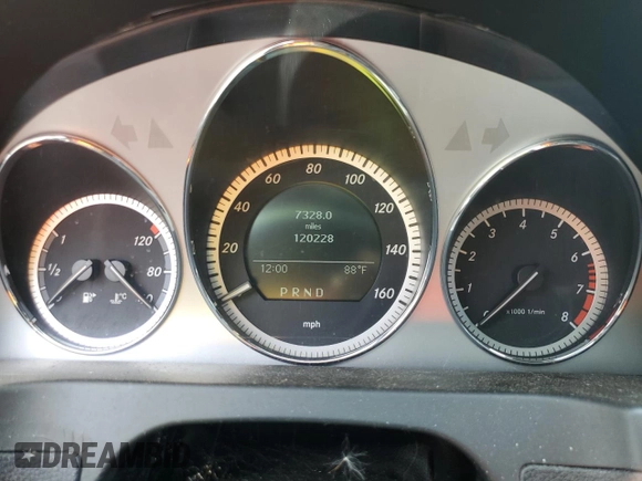 2011 Mercedes-Benz C 300 Sport with VIN WDDGF8BB7BR177501, listed as a Copart auction lot 58355205 with 120,228 mi miles and Clean title. Bid and sale history available at DreamBid. Image 9.