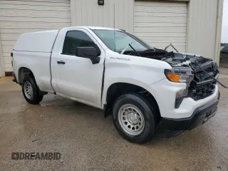 2023 Chevrolet Silverado 1500 Work Truck with VIN 3GCNAAEK8PG339758, listed as a Copart auction lot 54698095 with 38,046 mi miles and Clean Title. Bid and sale history available at DreamBid. Image 4.