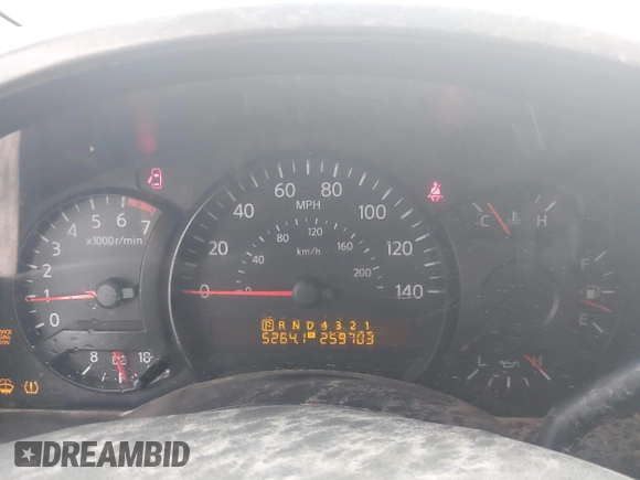 2004 Nissan Titan LE with VIN 1N6AA07A34N540657, listed as a IAAI auction lot 41616266 with 259,703 mi miles and . Bid and sale history available at DreamBid. Image 7.