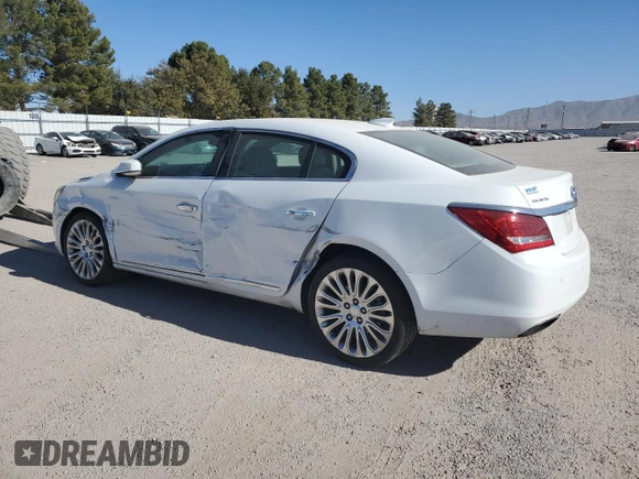 2015 Buick LaCrosse Premium II with VIN 1G4GF5G32FF316124, listed as a Copart auction lot 79464124 with 74,252 mi miles and Salvage Title. Bid and sale history available at DreamBid. Image 2.