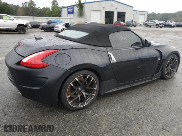 2012 Nissan 370Z Touring with VIN JN1AZ4FH1CM370100, listed as a Copart auction lot 81539854 with 0 mi miles and Salvage Title. Bid and sale history available at carsss.com. Image 3.
