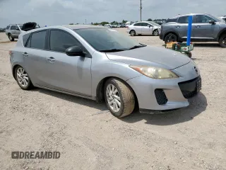 2012 Mazda 3 i Touring with VIN JM1BL1L74C1577899, listed as a Copart auction lot 59716435 with 132,718 mi miles and Salvage title. Bid and sale history available at DreamBid. Image 4.
