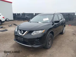 2016 Nissan Rogue S with VIN JN8AT2MT8GW010699, listed as a IAAI auction lot 41706235 with 58,582 mi miles. Bid and sale history available at carsss.com. Image 2.