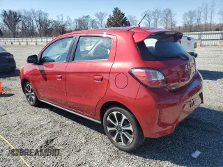 2024 Mitsubishi Mirage Black Edition with VIN ML32AWHJ5RH006741, listed as a Copart auction lot 46078985 with 9,162 mi miles and Salvage title. Bid and sale history available at DreamBid. Image 2.