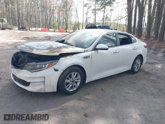 2016 Kia Optima LX with VIN KNAGT4L35G5088248, listed as a IAAI auction lot 41923519 with Not Provided miles. Bid and sale history available at carsss.com. Image 2.