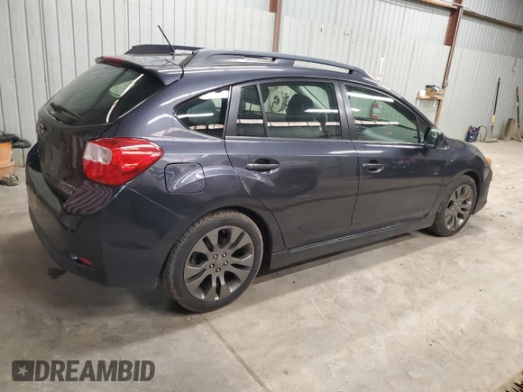 2014 Subaru Impreza Special Sports Premium with VIN JF1GPAL67E8328983, listed as a Copart auction lot 51446125 with Not provided miles and Salvage title. Bid and sale history available at DreamBid. Image 3.