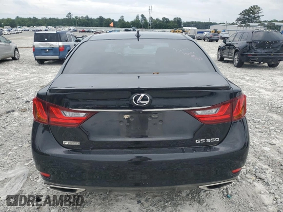 2015 Lexus GS 350 with VIN JTHBE1BL3FA003693, listed as a Copart auction lot 59489225 with 58,677 mi miles and Salvage title. Bid and sale history available at DreamBid. Image 6.