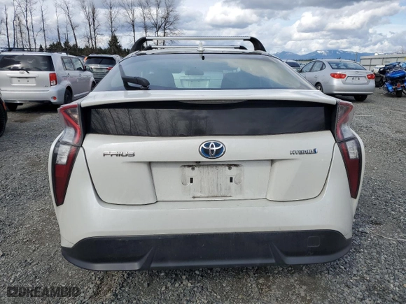 2016 Toyota Prius Four with VIN JTDKARFU3G3521193, listed as a Copart auction lot 49743165 with 194,665 mi miles and Salvage Title. Bid and sale history available at carsss.com. Image 6.