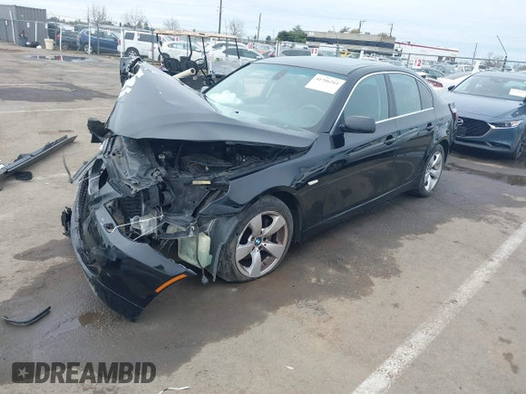 2008 BMW 5 Series 528i with VIN WBANU53558CT18153, listed as a IAAI auction lot 41706261 with 151,613 mi miles and . Bid and sale history available at DreamBid. Image 2.