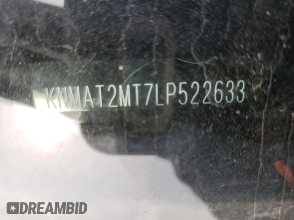 2020 Nissan Rogue SV z VIN KNMAT2MT7LP522633, wystawiony jako Copart lot #53242945 z przebiegiem 126 468 mil mil oraz Szkoda całkowita • Salvage title. Historia ofert i sprzedaży dostępna na DreamBid. Obrazek 13.