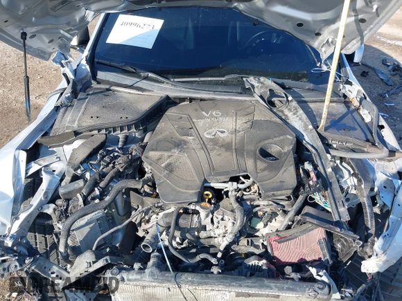 2020 Infiniti Q50 with VIN JN1EV7AR1LM255608, listed as a IAAI auction lot 40996273 with 89,540 mi miles and . Bid and sale history available at DreamBid. Image 10.