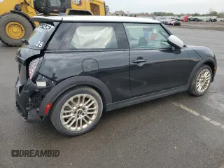 2025 MINI Hardtop Cooper S with VIN WMW23GD0XS2W26775, listed as a Copart auction lot 52383765 with 36 mi miles and Salvage Title. Bid and sale history available at DreamBid. Image 3.
