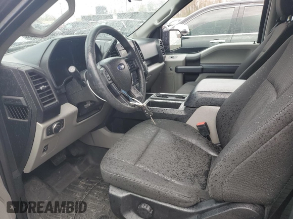 2018 Ford F-150 XL with VIN 1FTEW1EP3JKE71890, listed as a Copart auction lot 50772115 with 47,197 mi miles and Salvage Title. Bid and sale history available at carsss.com. Image 7.