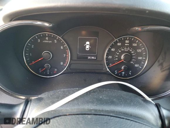 2018 Kia Forte LX with VIN 3KPFL4A74JE202689, listed as a Copart auction lot 46548415 with 25,196 mi miles and Non Repairable. Bid and sale history available at carsss.com. Image 9.
