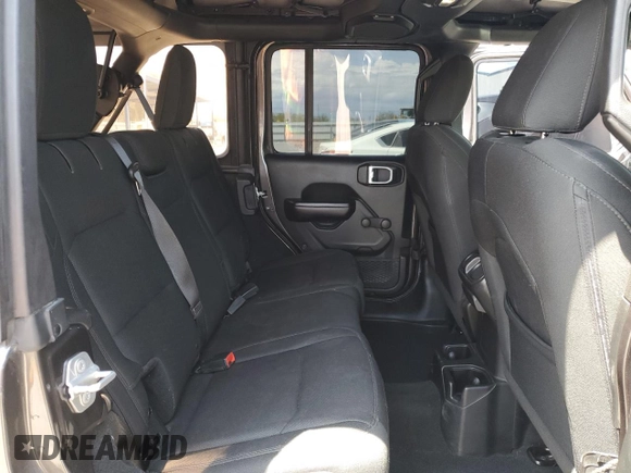2018 Jeep Wrangler Unlimited Sport z VIN 1C4HJXDG3JW281306, wystawiony jako Copart lot #55326295 z przebiegiem 106 629 mil mil oraz Szkoda całkowita • Salvage title. Historia ofert i sprzedaży dostępna na DreamBid. Obrazek 10.