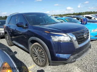 2022 Nissan Pathfinder Platinum with VIN 5N1DR3DG2NC268341, listed as a Copart auction lot 74217384 with 32,555 mi miles and Non Repairable. Bid and sale history available at carsss.com. Image 4.