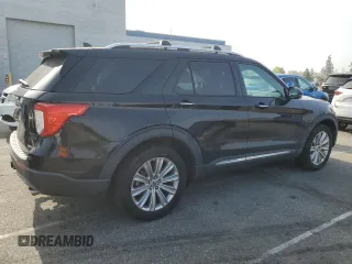 2021 Ford Explorer Limited with VIN 1FM5K8FW0MNA17072, listed as a Copart auction lot 60516975 with 45,786 mi miles and Salvage title. Bid and sale history available at DreamBid. Image 3.
