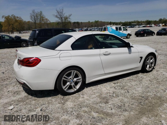 2018 BMW 4 Series 430i with VIN WBA4Z1C54JEC70213, listed as a Copart auction lot 50502875 with 112,521 mi miles and Clean Title. Bid and sale history available at DreamBid. Image 3.