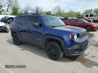 2016 Jeep Renegade Sport with VIN ZACCJBAT7GPC82897, listed as a Copart auction lot 54576245 with 145,217 mi miles and Clean Title. Bid and sale history available at carsss.com. Image 4.