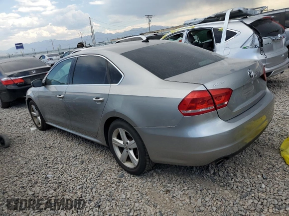 2013 Volkswagen Passat SE w/Sunroof & Nav with VIN 1VWBP7A35DC085070, listed as a Copart auction lot 46667265 with 205,166 mi miles and Salvage Title. Bid and sale history available at carsss.com. Image 2.