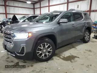 2021 GMC Acadia SLT with VIN 1GKKNMLS4MZ147913, listed as a Copart auction lot 58058395 with 69,113 mi miles and Salvage title. Bid and sale history available at DreamBid. Image 1.