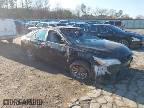 2017 Toyota Camry Hybrid LE with VIN 4T1BD1FK2HU227041, listed as a IAAI auction lot 41421217 with 156,474 mi miles. Bid and sale history available at carsss.com. Image 1.