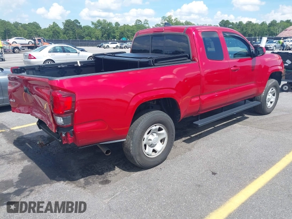 2022 Toyota Tacoma SR with VIN 3TYSX5EN1NT014391, listed as a IAAI auction lot 42470136 with 31,720 mi miles and . Bid and sale history available at DreamBid. Image 4.