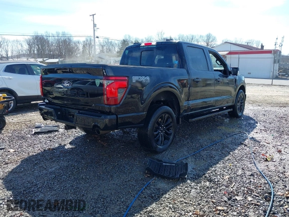 2024 Ford F-150 XLT with VIN 1FTFW3L83RFA94283, listed as a IAAI auction lot 41636770 with 1,512 mi miles and . Bid and sale history available at DreamBid. Image 4.