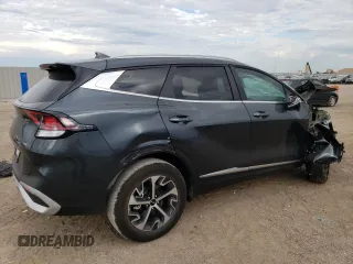 2025 Kia Sportage EX with VIN 5XYK3CDFXSG234983, listed as a Copart auction lot 71977174 with 799 mi miles and Salvage Title. Bid and sale history available at carsss.com. Image 3.