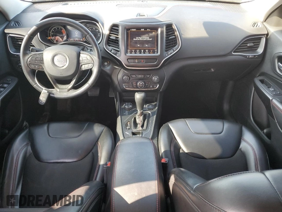 2019 Jeep Cherokee Trailhawk with VIN 1C4PJMBX9KD183343, listed as a Copart auction lot 48662565 with 77,988 mi miles and Non repairable. Bid and sale history available at DreamBid. Image 8.