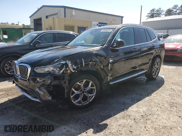2023 BMW X3 sDrive30i with VIN 5UX43DP08P9S09531, listed as a Copart auction lot 52207305 with 32,177 mi miles and Clean Title. Bid and sale history available at DreamBid. Image 1.