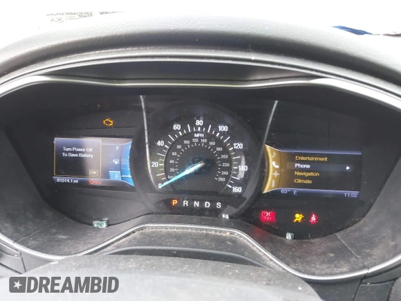 2013 Ford Fusion Titanium with VIN 3FA6P0K99DR174095, listed as a IAAI auction lot 42037806 with 81,514 mi miles. Bid and sale history available at carsss.com. Image 7.