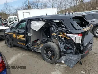 2020 Ford Police Interceptor Utility z VIN 1FM5K8AW5LGC92866, wystawiony jako Copart lot #47854775 z przebiegiem Nie podano mil oraz Szkody całkowita. Historia ofert i sprzedaży dostępna na DreamBid. Obrazek 2.