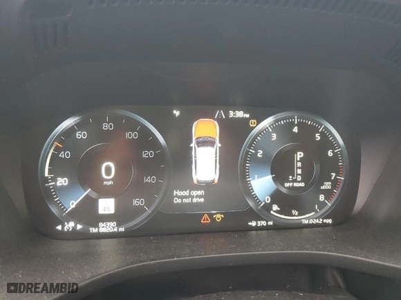2019 Volvo XC60 R-Design with VIN LYVA22RMXKB176382, listed as a Copart auction lot 43114655 with 84,390 mi miles and Salvage Title. Bid and sale history available at carsss.com. Image 9.