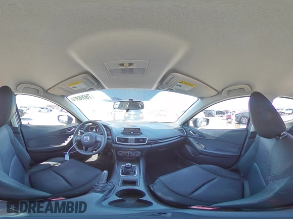 2015 Mazda 3 i SV with VIN JM1BM1T7XF1221460, listed as a Copart auction lot 76098874 with 105,542 mi miles and Clean Title. Bid and sale history available at DreamBid. Image 14.