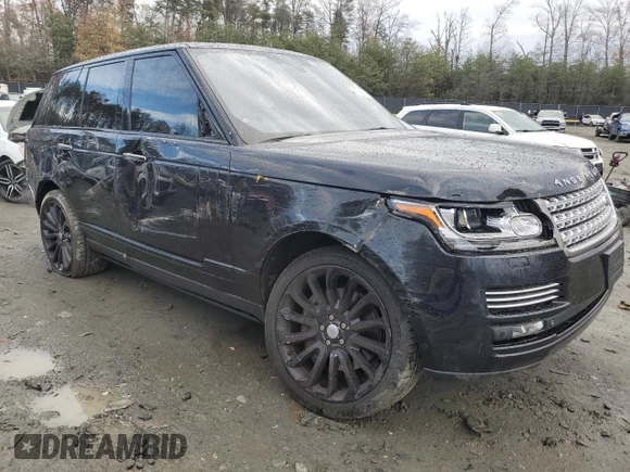 2015 Land Rover Range Rover Autobiography with VIN SALGV2TFXFA217448, listed as a Copart auction lot 81791184 with 102,703 mi miles and Salvage title. Bid and sale history available at DreamBid. Image 4.