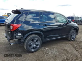 2019 Honda Passport EX-L z VIN 5FNYF8H59KB027590, wystawiony jako Copart lot #53875665 z przebiegiem 57 911 mil mil oraz Czysty tytuł • Clean title. Historia ofert i sprzedaży dostępna na DreamBid. Obrazek 3.