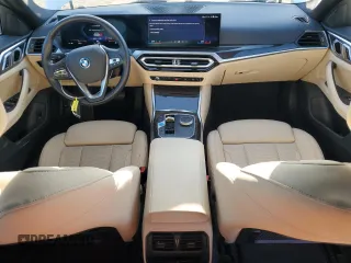 2024 BMW i4 eDrive35 with VIN WBY43AW0XRFR93179, listed as a Copart auction lot 52396475 with 14,905 mi miles and Salvage Title. Bid and sale history available at carsss.com. Image 8.