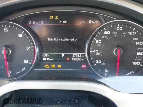 2011 Audi A8 с VIN WAUAVAFDXBN025061, выставлен на аукционе IAAI как лот 41326516 с пробегом 198 850 миль миль и . История ставок и продаж доступна на DreamBid. Изображение 7.