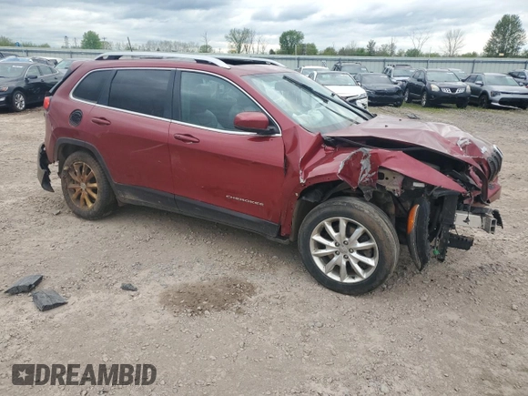 2017 Jeep Cherokee Limited z VIN 1C4PJMDS5HW515566, wystawiony jako Copart lot #56894535 z przebiegiem 179 776 mil mil oraz Szkoda całkowita • Salvage title. Historia ofert i sprzedaży dostępna na DreamBid. Obrazek 4.