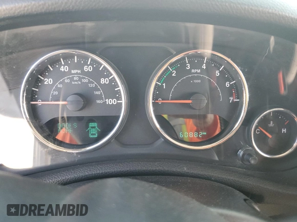 2018 Jeep Wrangler JK Unlimited Sport S with VIN 1C4BJWDG6JL811267, listed as a Copart auction lot 86688384 with 60,882 mi miles and Non Repairable. Bid and sale history available at carsss.com. Image 9.