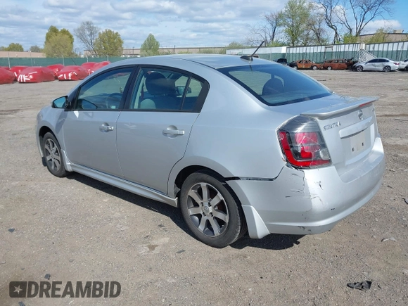 2011 Nissan Sentra SR with VIN 3N1AB6AP4BL711013, listed as a IAAI auction lot 42055534 with 161,966 mi miles and . Bid and sale history available at DreamBid. Image 3.
