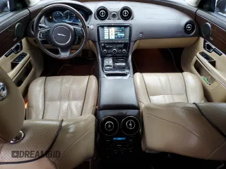 2015 Jaguar XJ Portfolio with VIN SAJWA2GZ7F8V83492, listed as a Copart auction lot 43789355 with 132,020 mi miles and Salvage Title. Bid and sale history available at carsss.com. Image 8.
