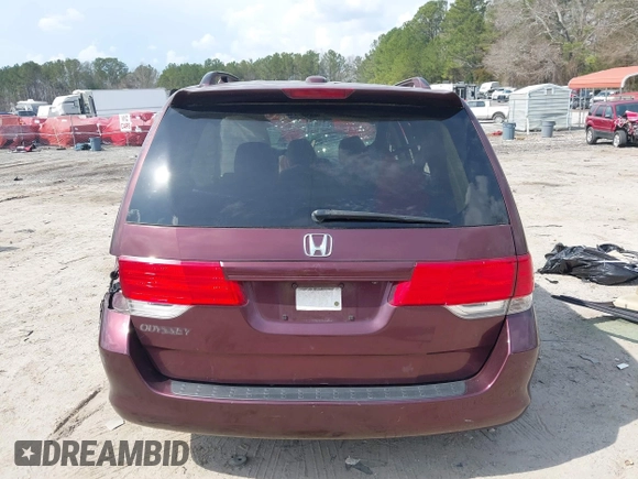 2008 Honda Odyssey EX-L with VIN 5FNRL38728B093795, listed as a IAAI auction lot 41798829 with 1 mi miles. Bid and sale history available at carsss.com. Image 17.