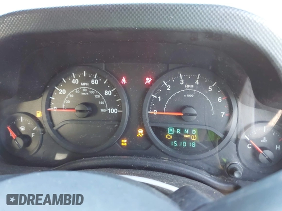 2009 Jeep Wrangler Unlimited X with VIN 1J4GZ39179L763057, listed as a IAAI auction lot 41829248 with 151,018 mi miles. Bid and sale history available at carsss.com. Image 7.
