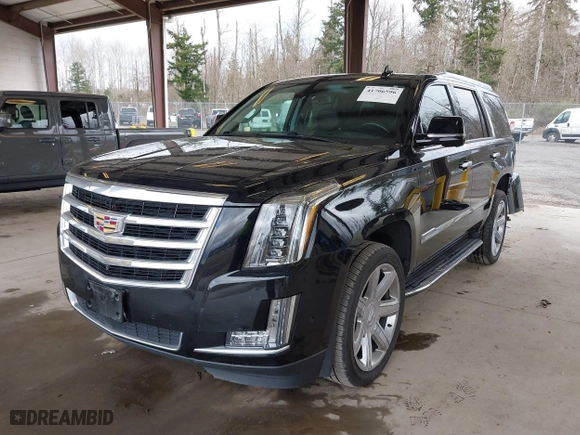 2019 Cadillac Escalade Premium Luxury with VIN 1GYS4CKJ7KR339349, listed as a IAAI auction lot 41706596 with 83,826 mi miles. Bid and sale history available at carsss.com. Image 2.
