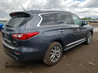 2013 Infiniti JX35 with VIN 5N1AL0MM5DC332573, listed as a Copart auction lot 54174764 with 234,774 mi miles and Salvage Title. Bid and sale history available at carsss.com. Image 3.