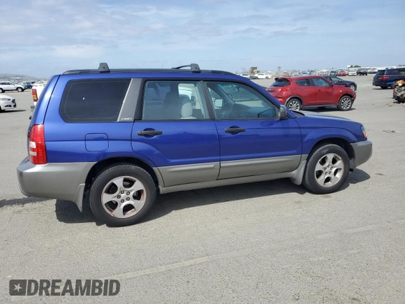2003 Subaru Forester XS z VIN JF1SG65633H749522, wystawiony jako Copart lot #53393445 z przebiegiem 138 592 mil mil oraz Szkoda całkowita • Salvage title. Historia ofert i sprzedaży dostępna na DreamBid. Obrazek 3.